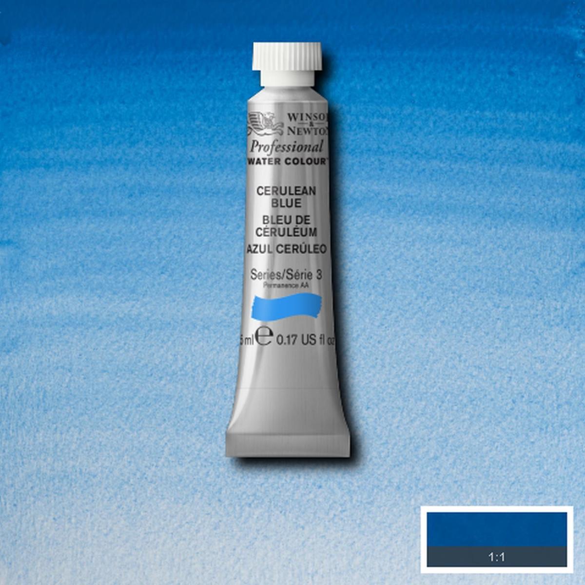 W&N Professional  Aquarelverf 5ml | Cerulean Blue